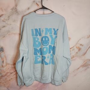 Boy Mom Era Blue Sweatshirt
